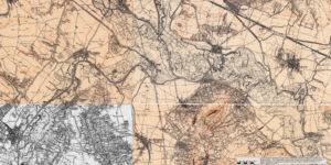 Mapa Nove Mlyny 1933 - 1945
