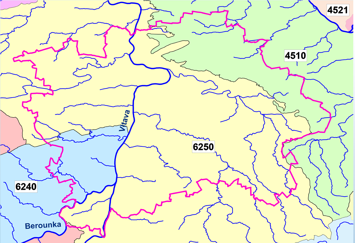 Mapa hydrogeologických rajonů