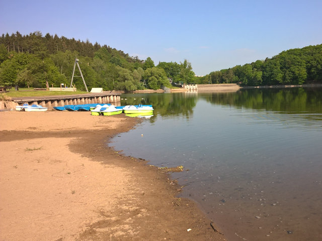 VN Hostivař za zimní provozní hladiny