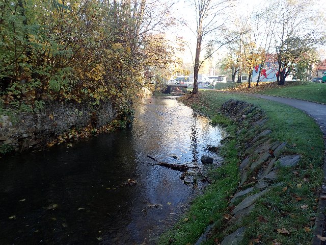 Údolí Botiče pod VN Hostivař